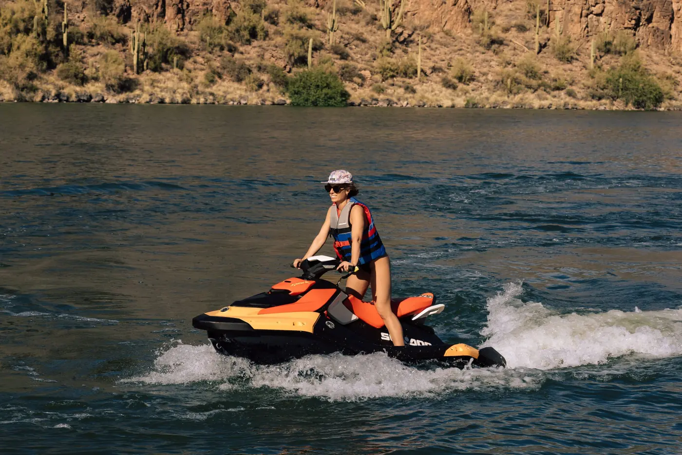Jet ski on Arizona lake